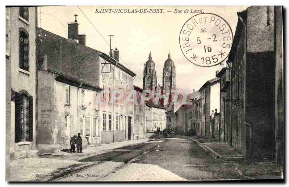 Saint-Nicolas-de-Port — Rue de Laval — Édition Frédéric Lahan, Saint-Nicolas