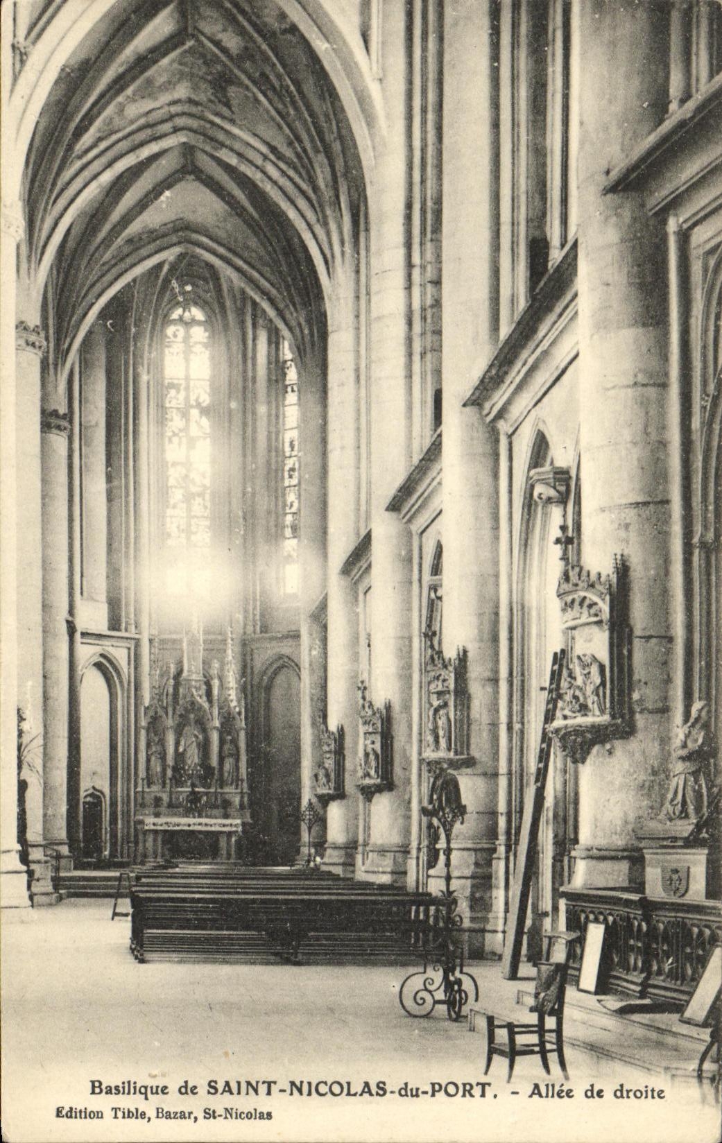 Basílica de SAINT-NICOLAS-du-PORT — Avenida derecha — Edición Tible, Bazar, St-Nicolas