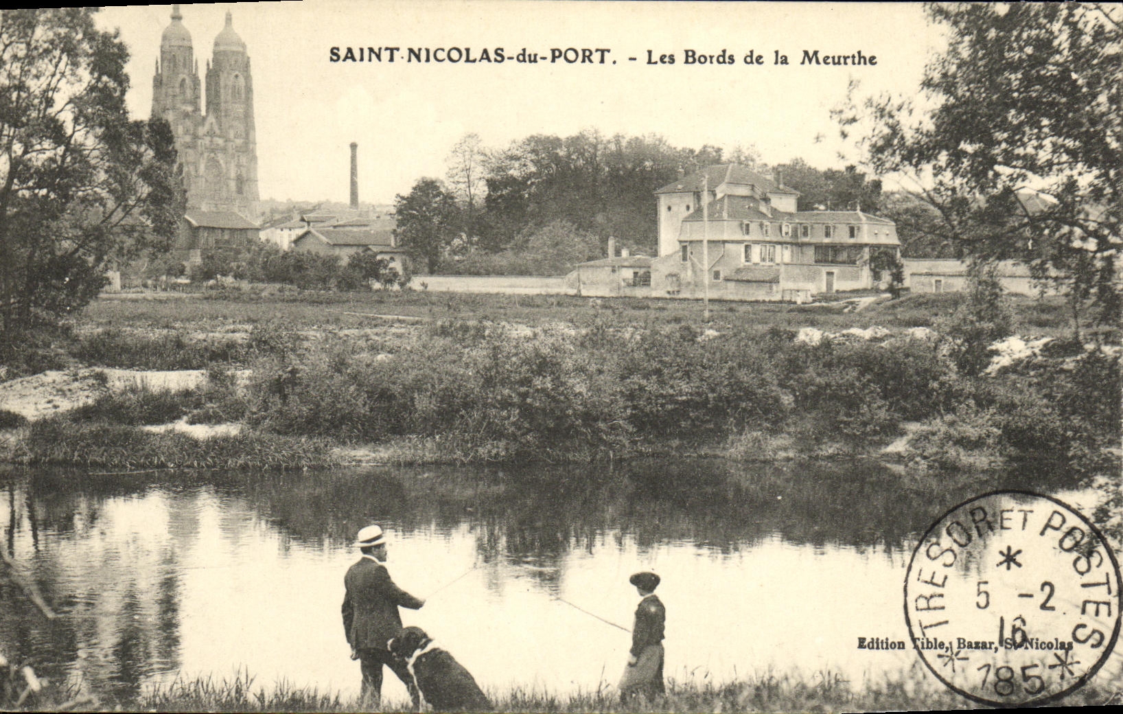Saint-Nicolas-du-Port — Ansicht der Ufer der Meurthe — Edition Tible, Bazar, St-Nicolas