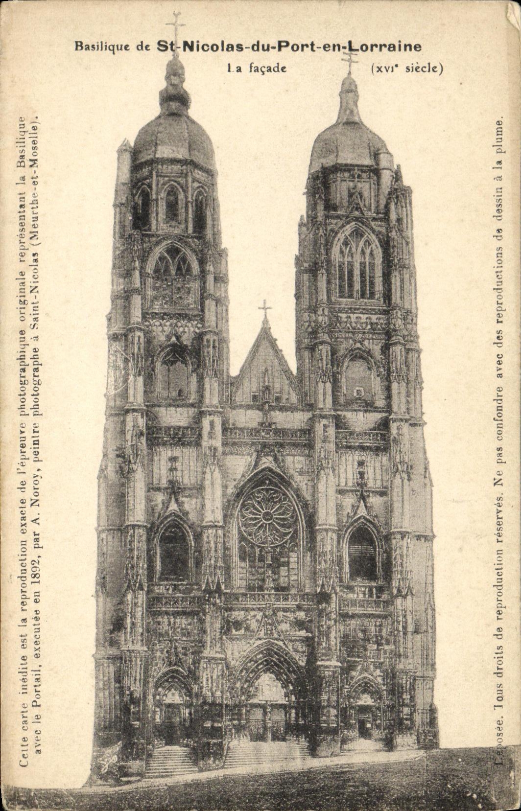 Basilika von St-Nicolas-du-Port-en-Lorraine — Die Fassade (16. Jahrhundert) — A. Noroy, Fotograf