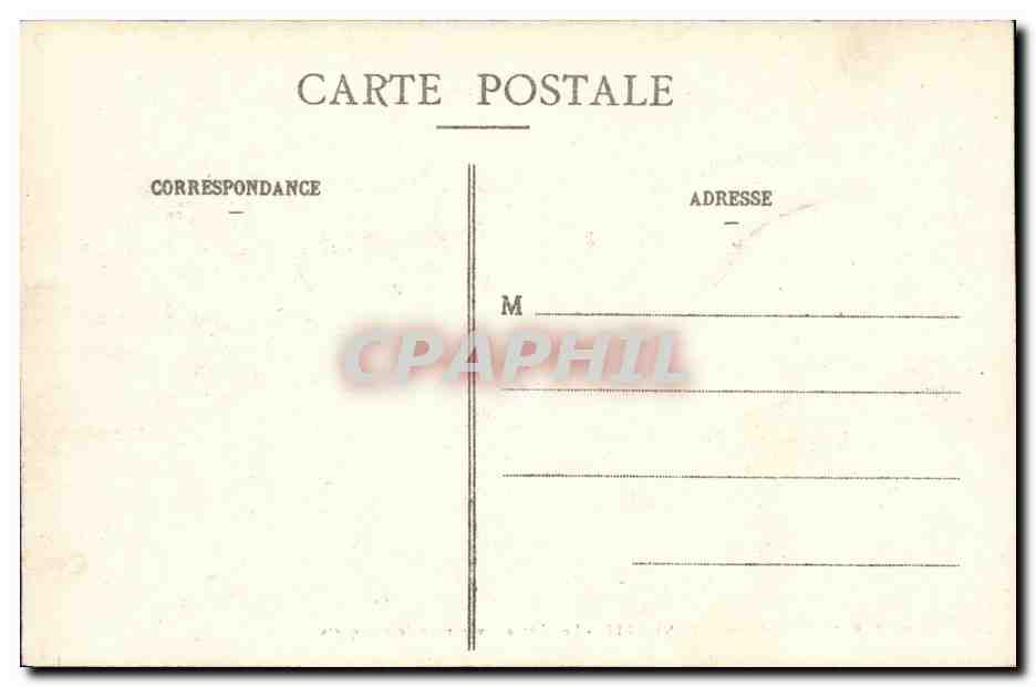 CPA Luneville Le Chateau Vue Prise des Bosquets — Verso