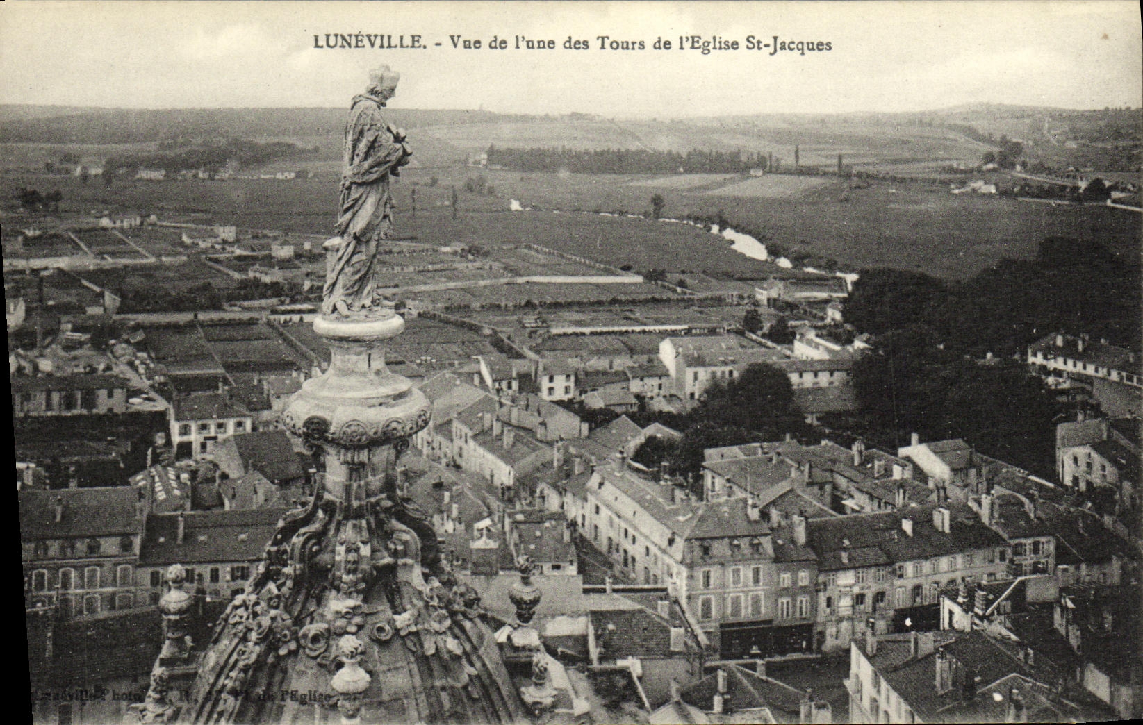 Lunéville - Vue d'une des Tours de l'Église St-Jacques