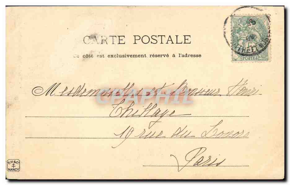 Toul - Saint-Gengoult - Le Portail — P. Helmlinger et Cie, imp. phot. Nancy — Édition Oury, Toul — Reverso
