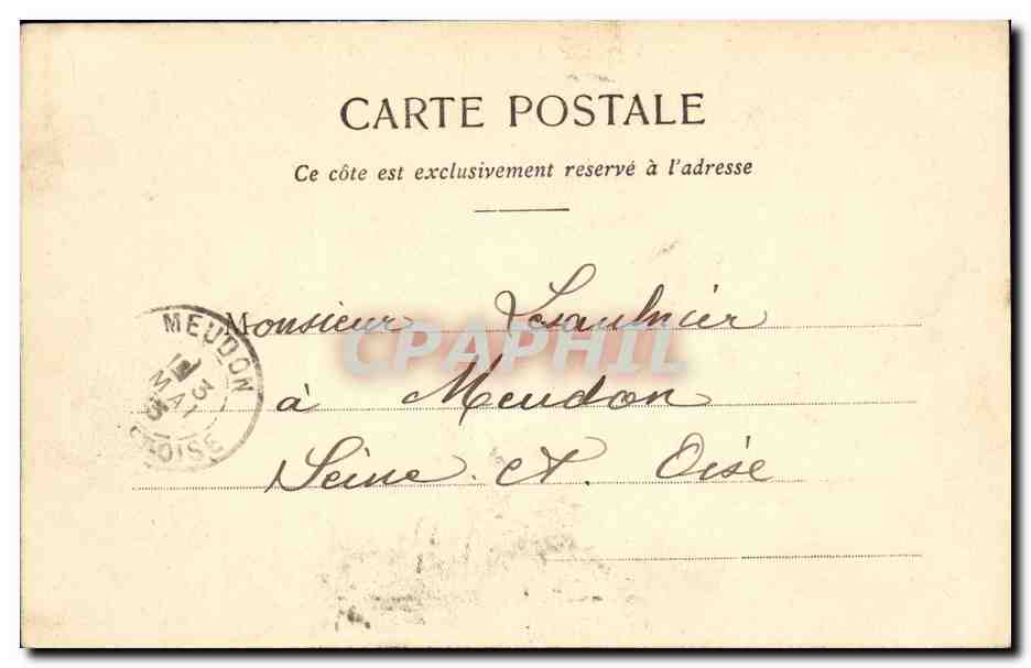 Toul - Hôtel de Ville et Cathédrale — G. Thiéry, Phototypie A. Bergeret & Cie, série non visible — Rückseite