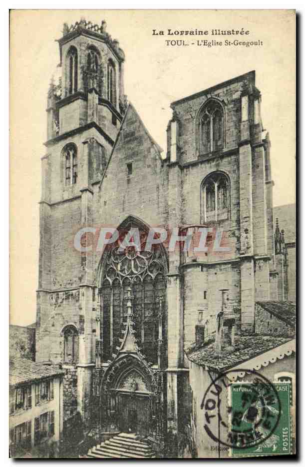 CPA Toul Eglise St Gengoult 