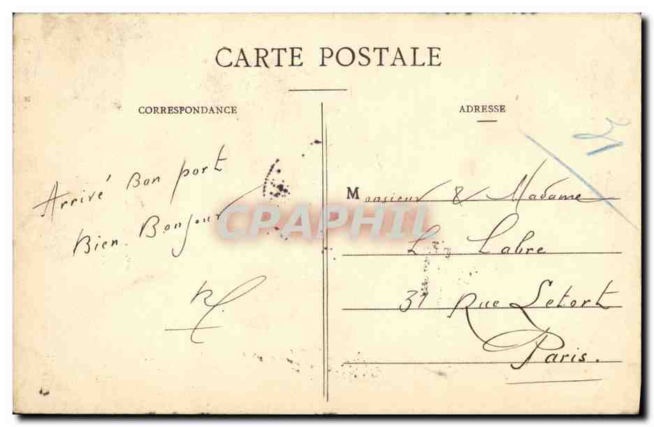 CPA Toul Eglise St Gengoult  — Verso