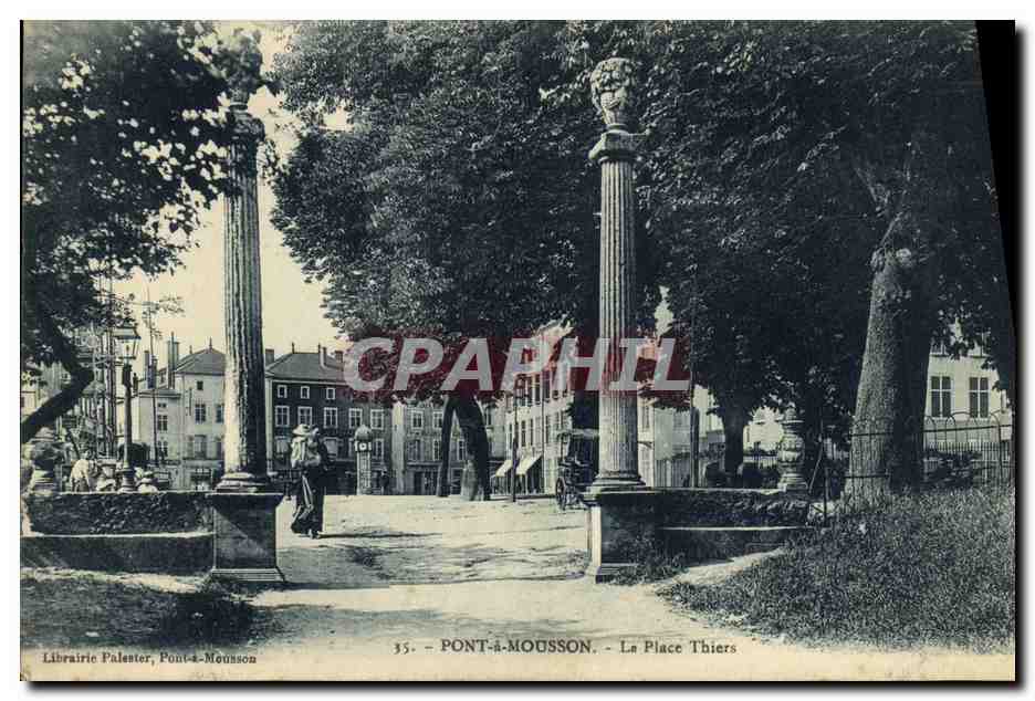 Pont-à-Mousson — La Place Thiers — Librairie Palenter, n°35