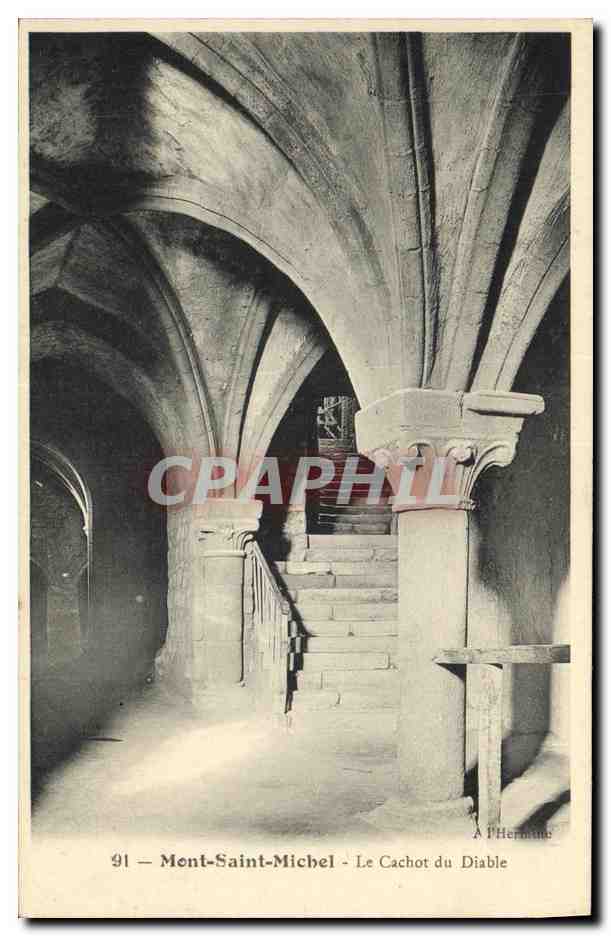 CPA Mont Saint Michel Le Cachot du Diable