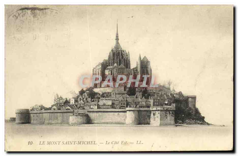 CPA Mont Saint Michel La Cote Est