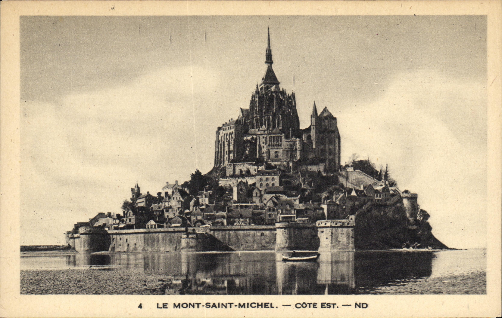 CPA La Mont Saint Michel Cote Est