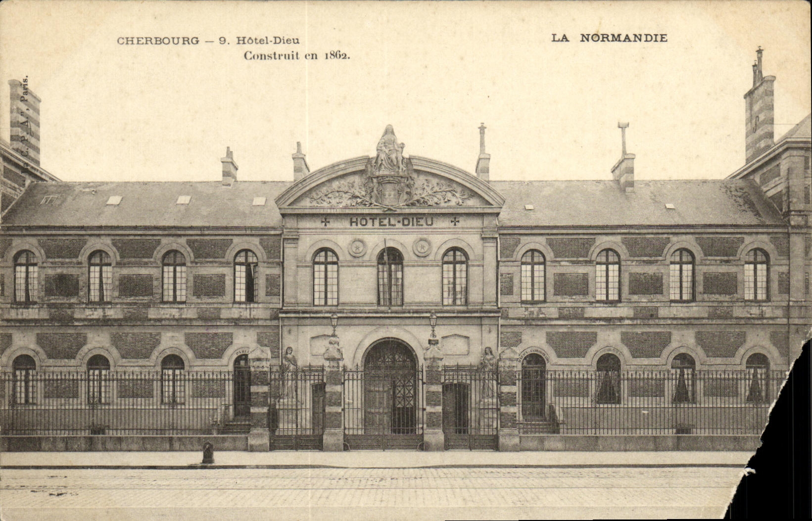 CPA Cherbourg Hotel Dieu
