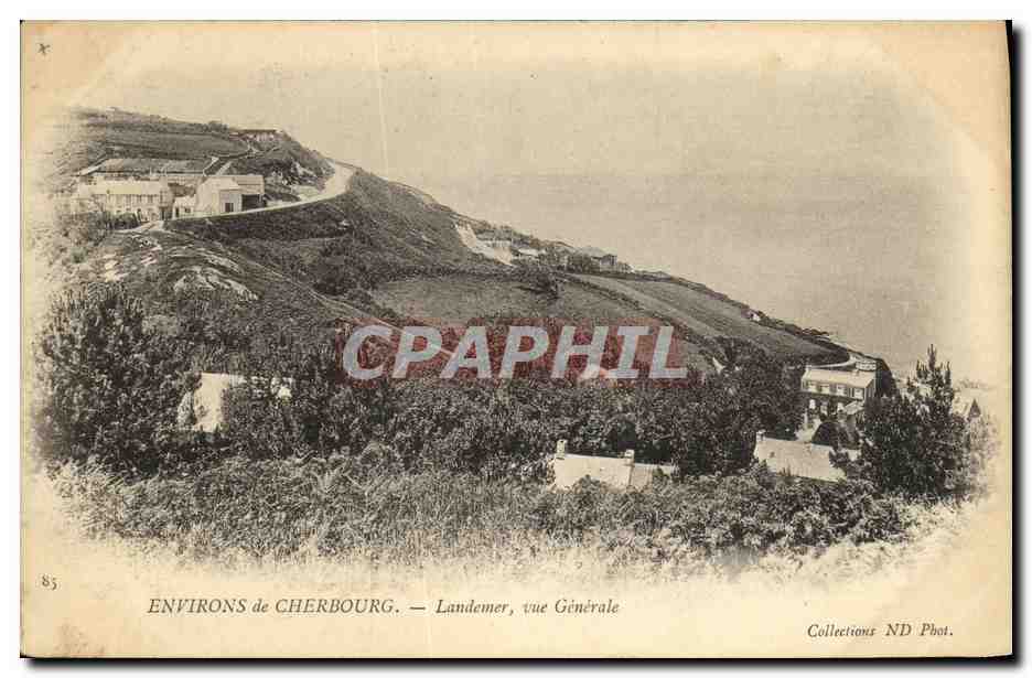 CPA Environs de Cherbourg Landemer Vue Generale