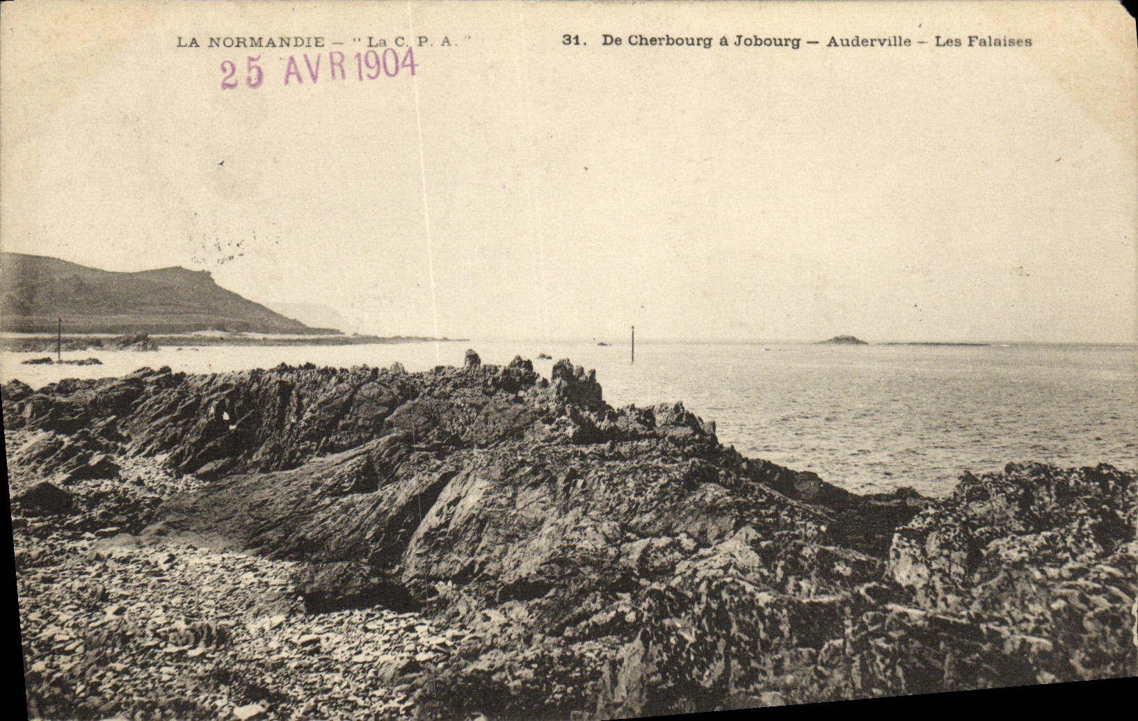 CPA De Cherbourg a Jobourg Auderville Les falaises