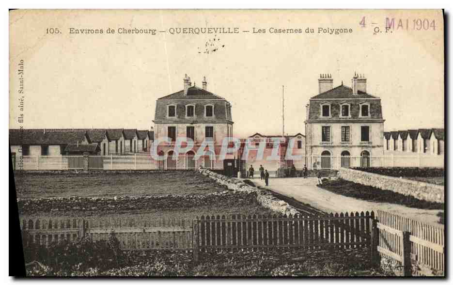 Querqueville — Les Casernes du Polygone — G.F. n°105