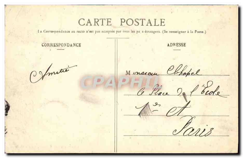 CPA Sourdeval la Barre Vue Generale Prise du Cote Nord Est — Rückseite