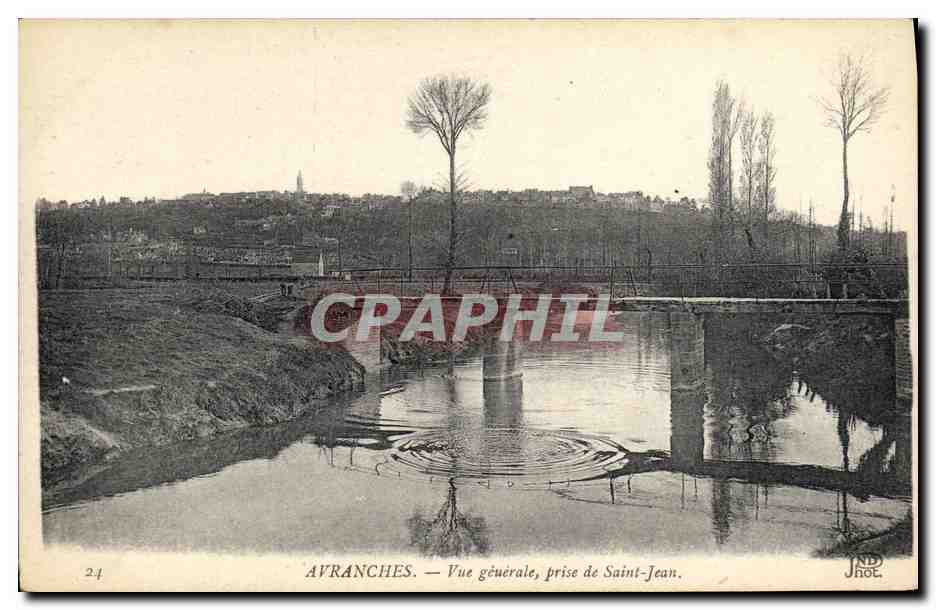 Avranches — Vue générale, prise de Saint-Jean — JND. Phot.
