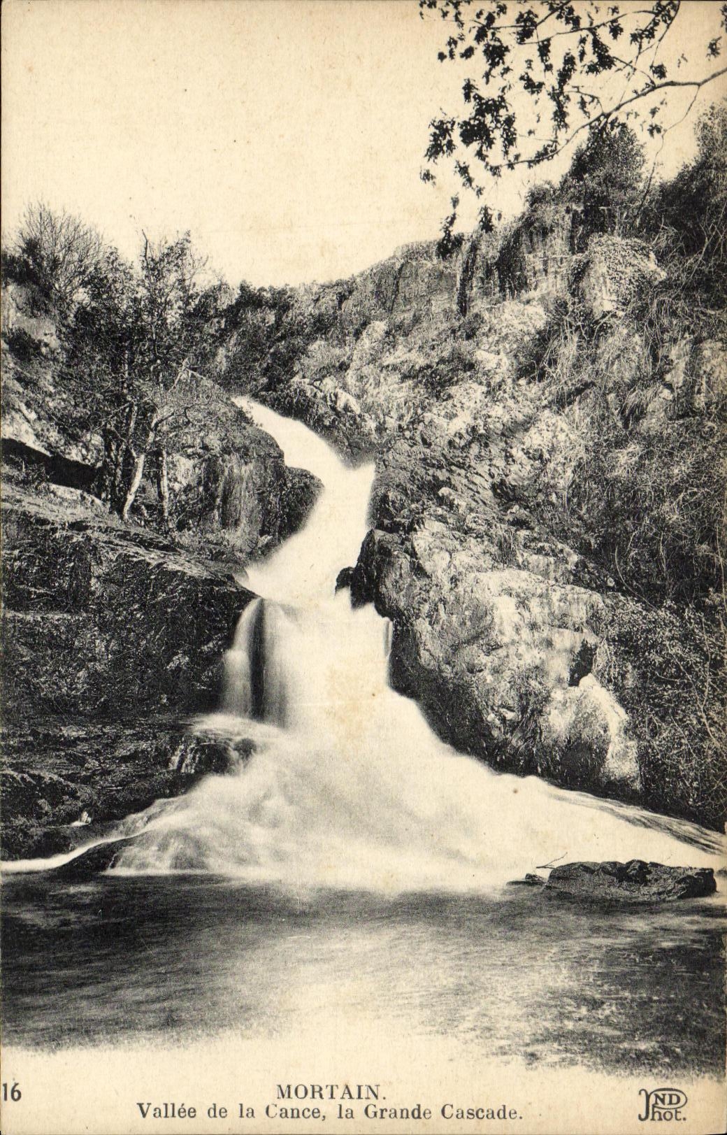 Tal der Cance, die große Wasserfall — Mortain — ND phot. n°16