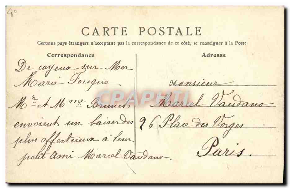 CPA Le Hourdel Pres Sales Berger Moutons  — Rückseite