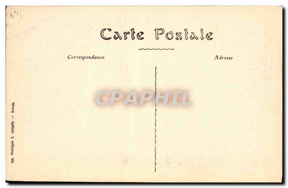 CPA Bureau St Palais Cote d argent Route de la Corniche  — Rückseite