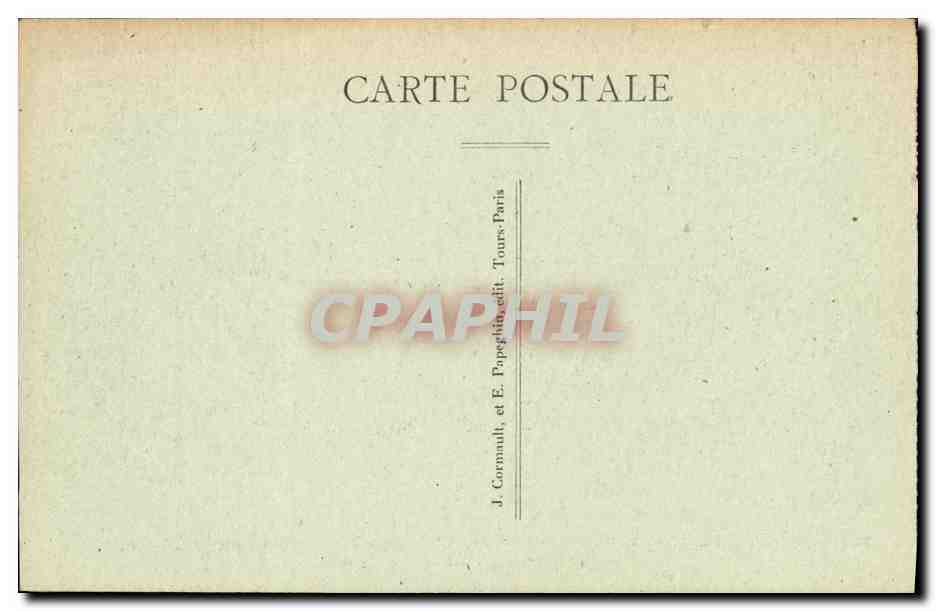 CPA Peronne L Hopital detruit Par Les Huns Militaria — Back
