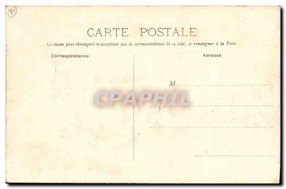 CPA Fort Mahon L Avenue Prise de la Mer Maison Marat — Rückseite