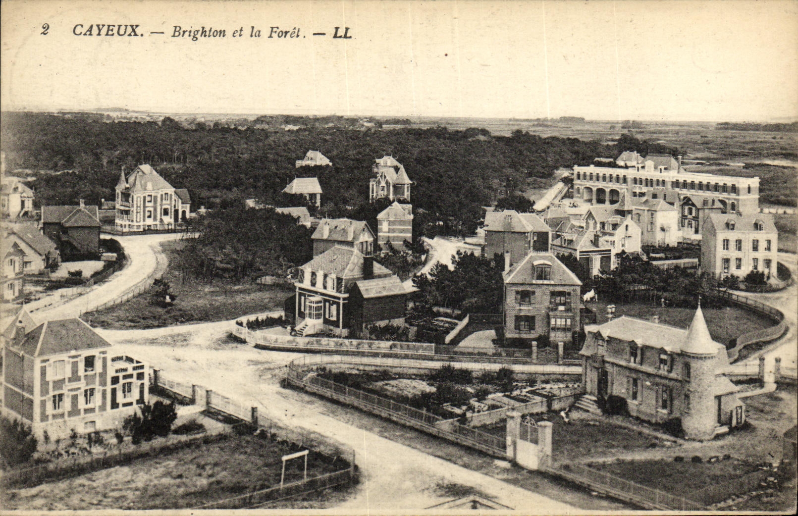 CPA Cayeux Sur Mer Brighton et la Foret