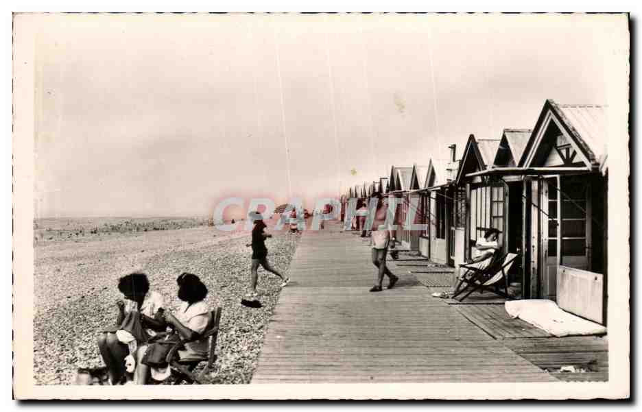 CPM Cayeux Sur Mer Les Cabines et la Plage