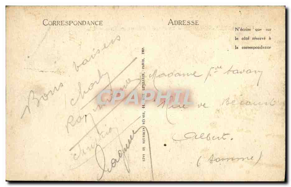CPA Cayeux Sur Mer La Plage a L Heure du Bain — Rückseite