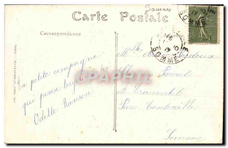 CPA Abbeville Le Musee d Abbevile et de Ponthieu — Rückseite