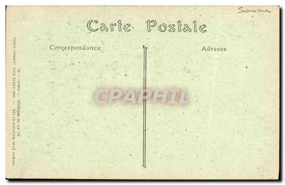 Abbeville. La Nef de l'Église Saint-Gilles — ND Phot. — Rückseite