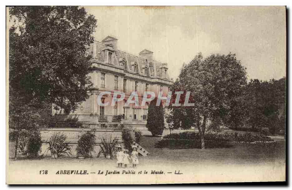 Abbeville — Le Jardin Public et le Musée — LL. — n° 178