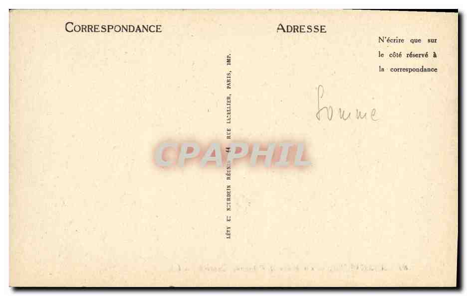 CPA Abbeville La Place de L Amiral Courbet — Back