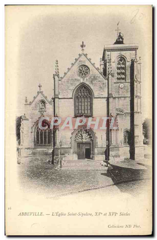 CPA Abbeville L Eglise Saint Sepulcre