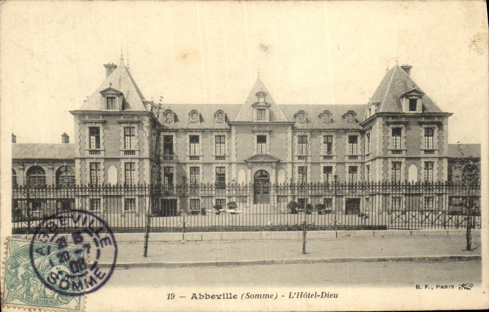CPA Abbeville L Hotel Dieu