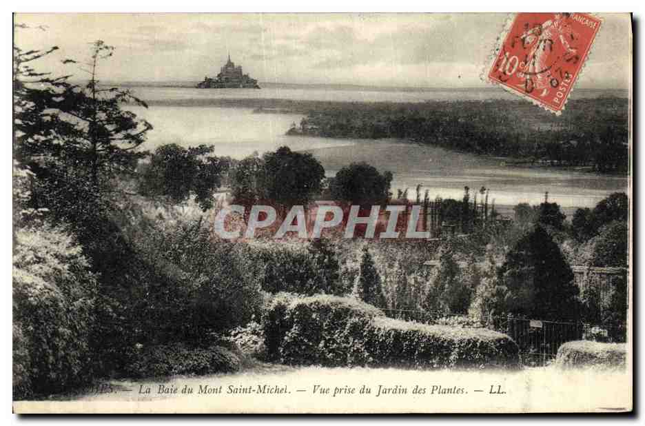 La Baie du Mont Saint-Michel — Vue prise du Jardin des Plantes — LL.