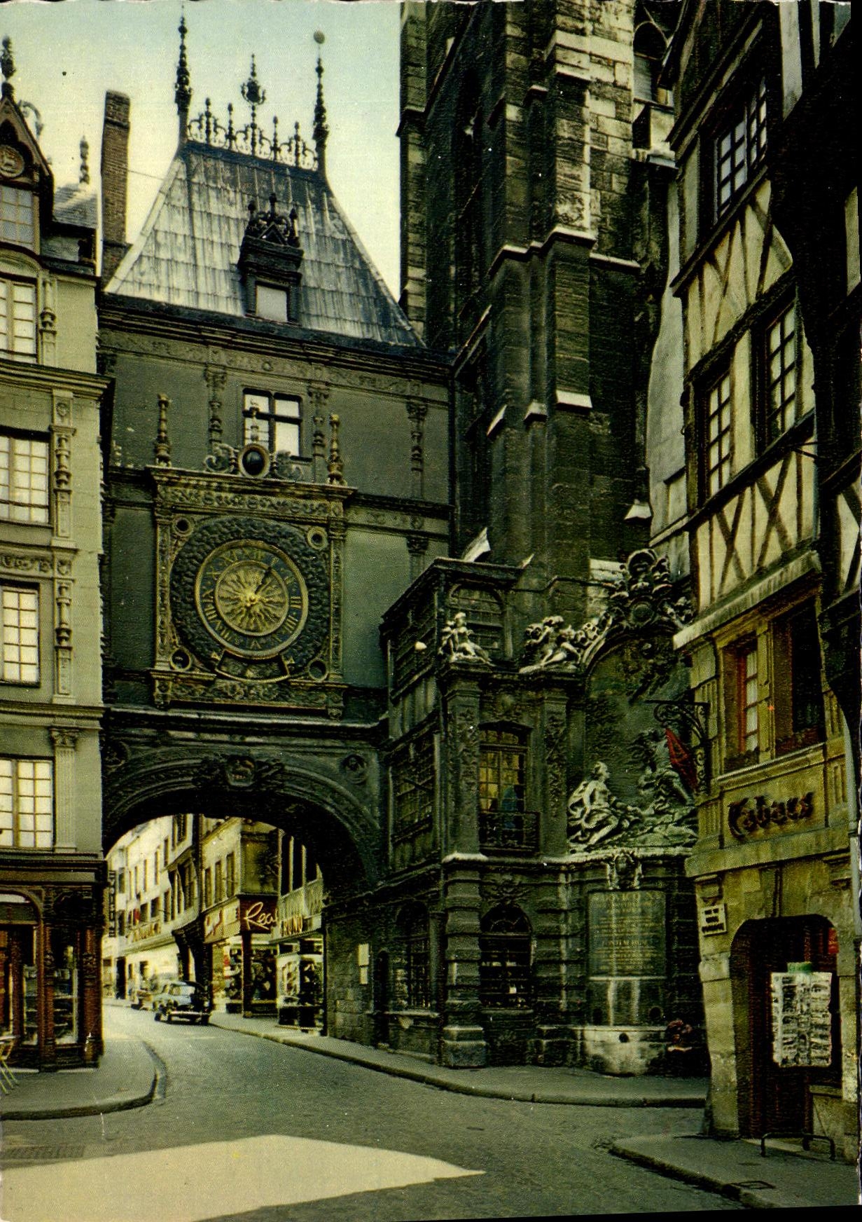 CPM Rouen Le Gros Horloge 