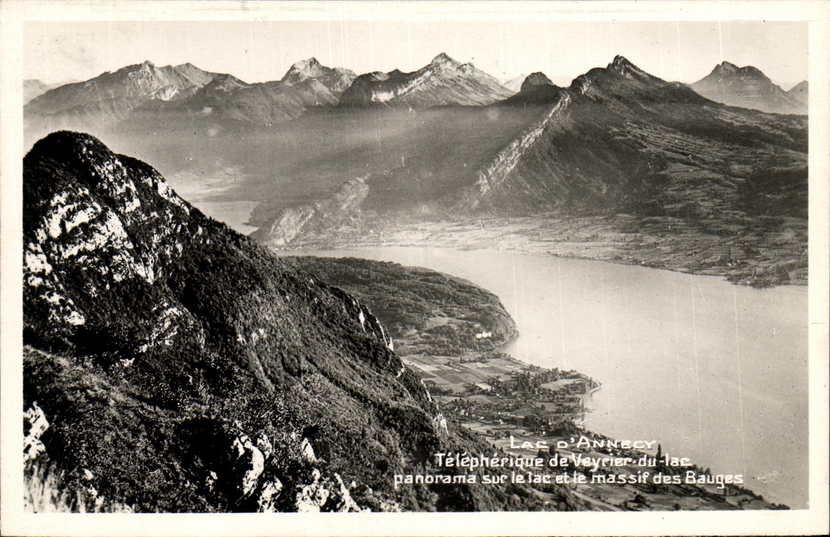Lacs d'Annecy — Téléphérique de Veyrier-du-lac et massif des Bauges — Édition TL, Annecy