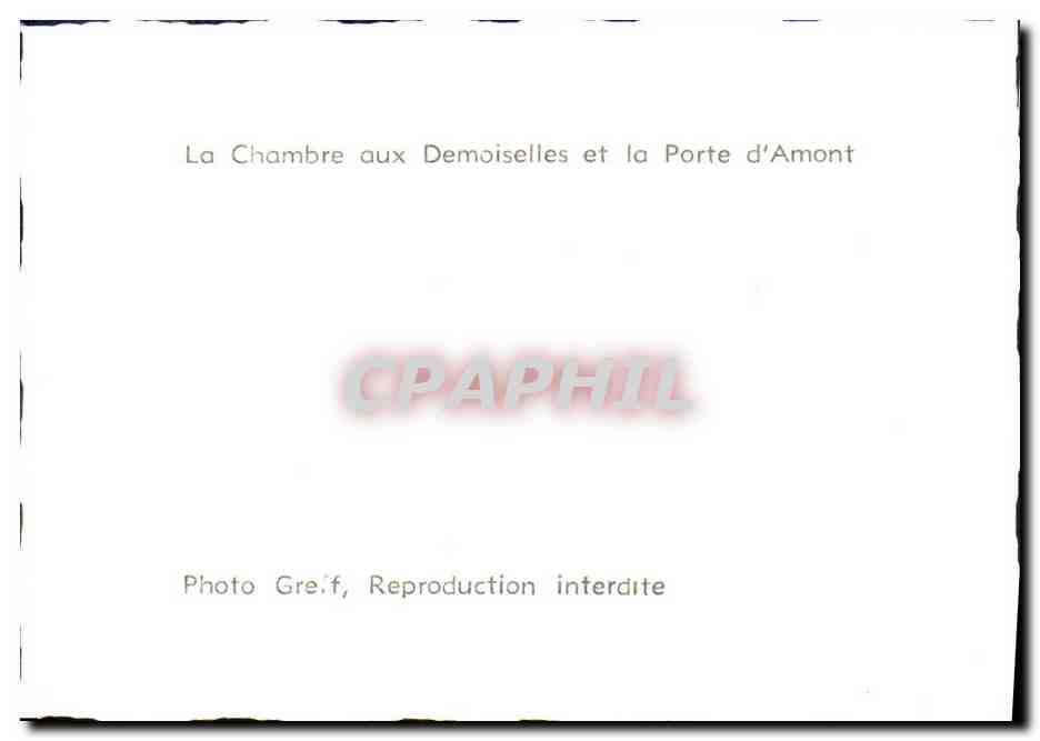 CPM Etretat La Chambre aux Demoiselles et la Porte d Amont — Rückseite