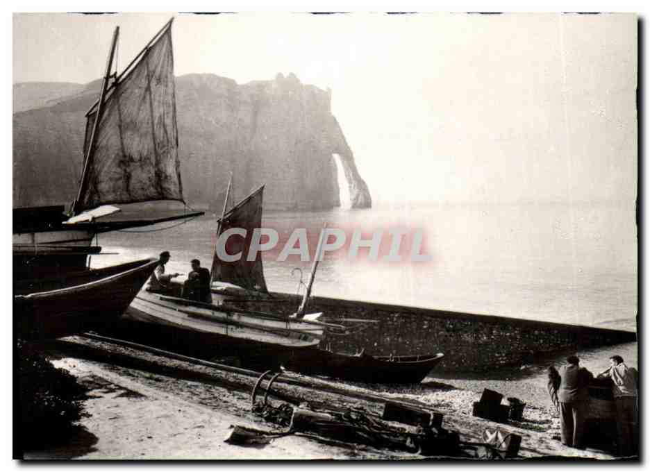 CPM Etretat Falaise et Porte d Aval