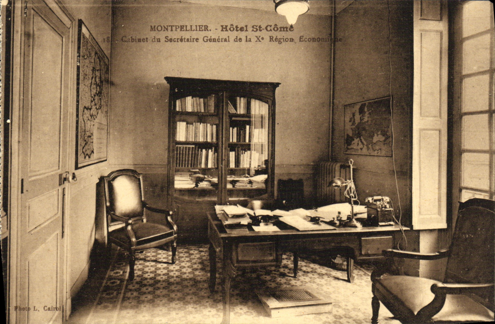 CPA Montpellier Hotel St Come Cabinet du secretaire general de la Xeme region Economique