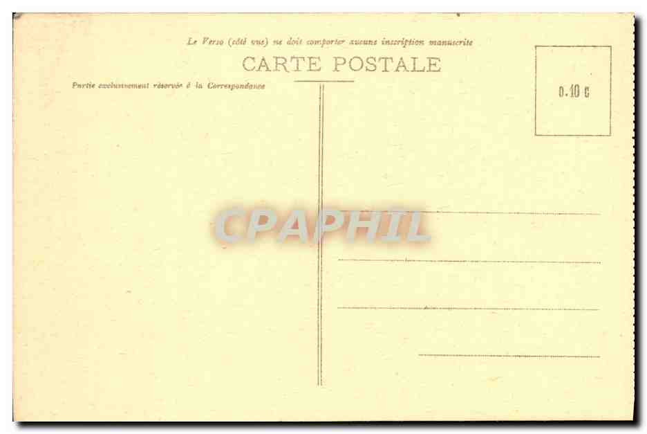 CPA Montpellier Hotel St Come Bibliotheque et archives — Verso