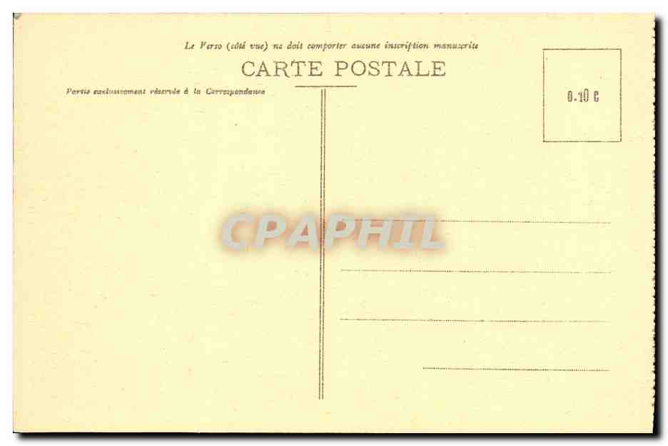 CPA Montpellier Hotel St Come Cabinet du president — Back