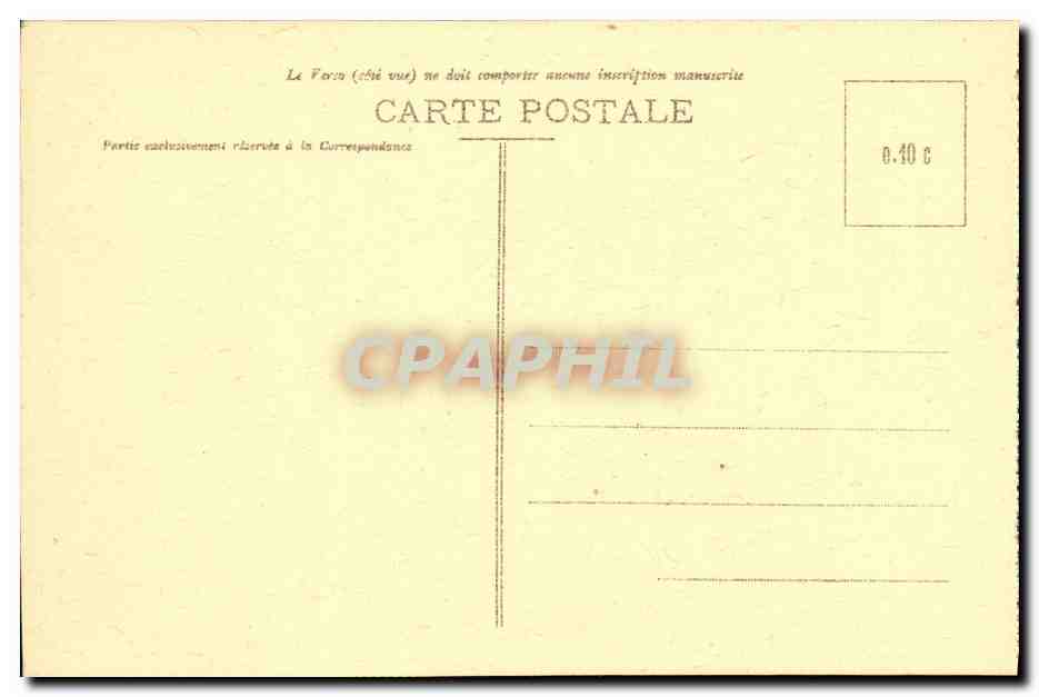 CPA Montpellier Hotel St Come Bureau de la Xeme region economique  — Rückseite