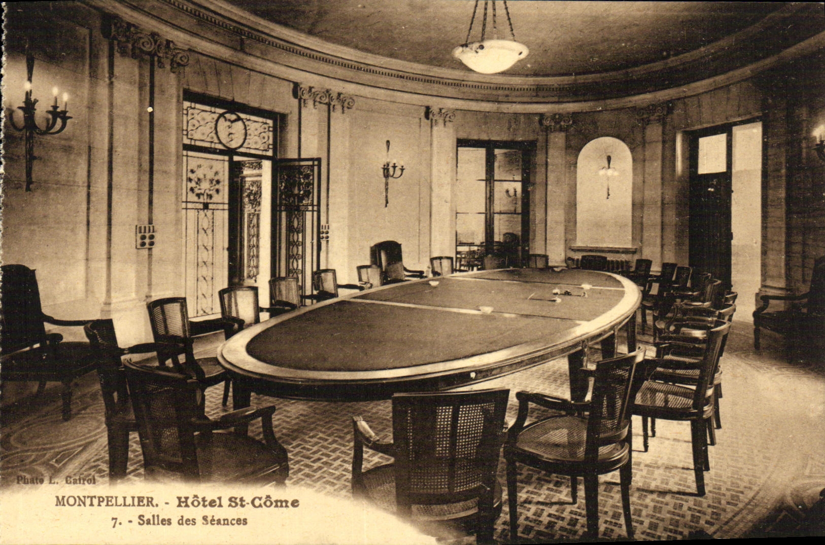 CPA Montpellier Hotel St Come Salles des Seances
