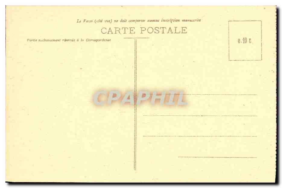 CPA Montpellier Hotel St Come Pas perdu Haut du grand escalier  — Rückseite