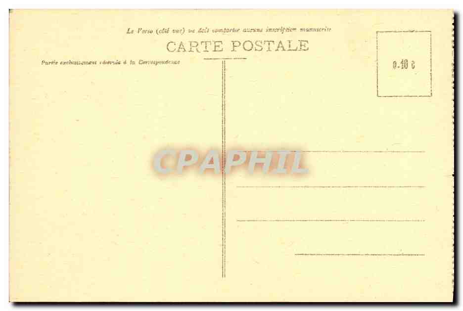 CPA Montpellier Hotel St Come Salle des Conferences — Rückseite