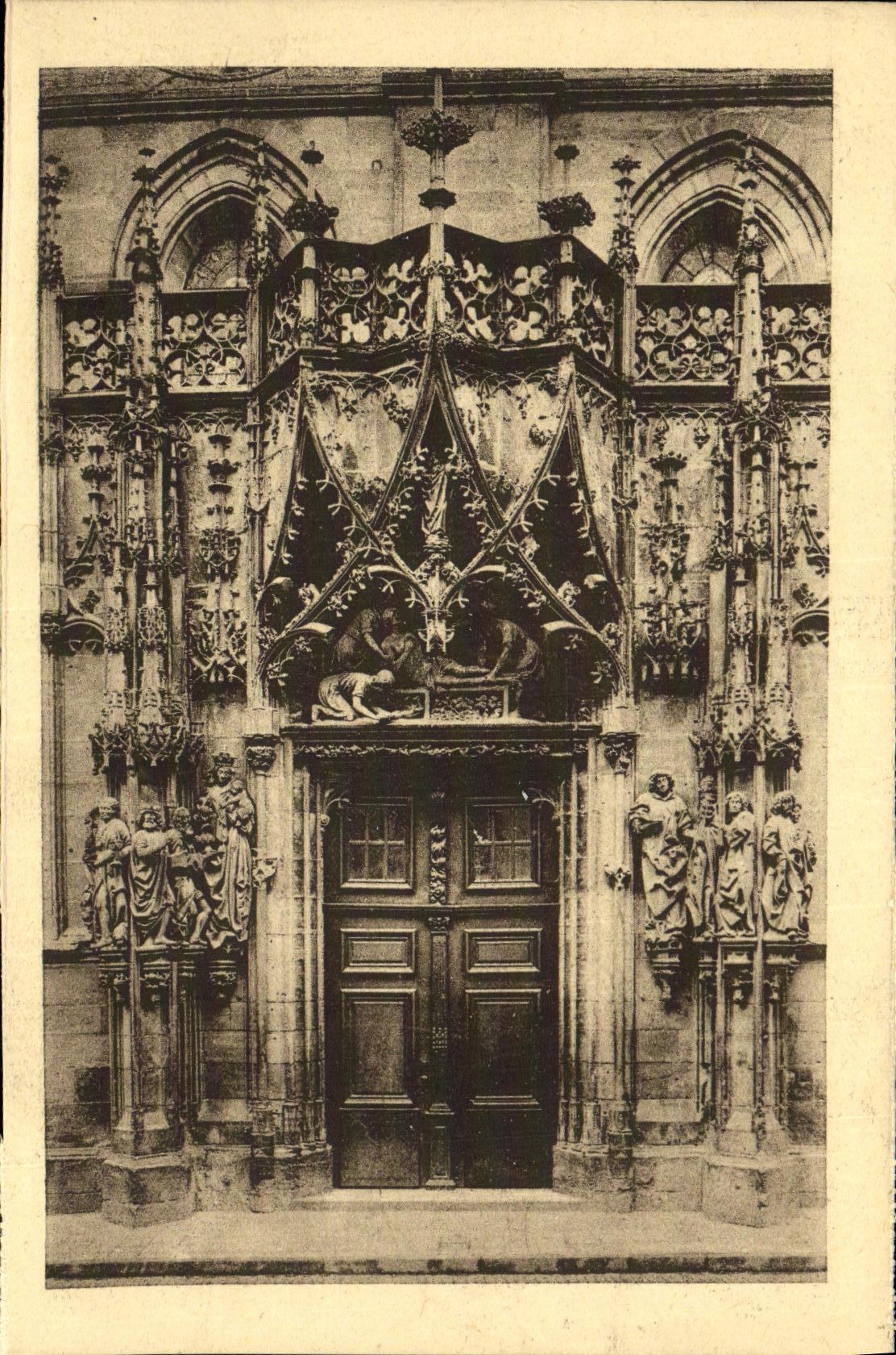 Portail Saint-Laurent — Cathédrale de Strasbourg — éditeur Felix Linb