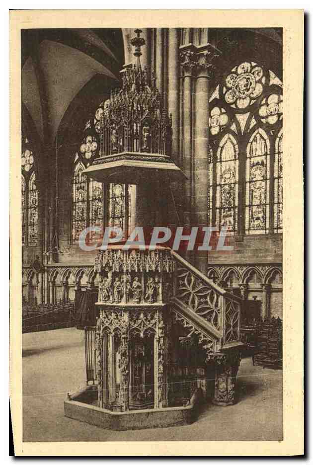 CPA Cathedarle de Strasbourg La chaire
