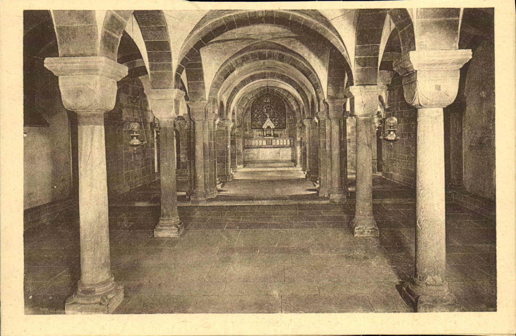 CPA Cathedarle de Strasbourg La Crypte