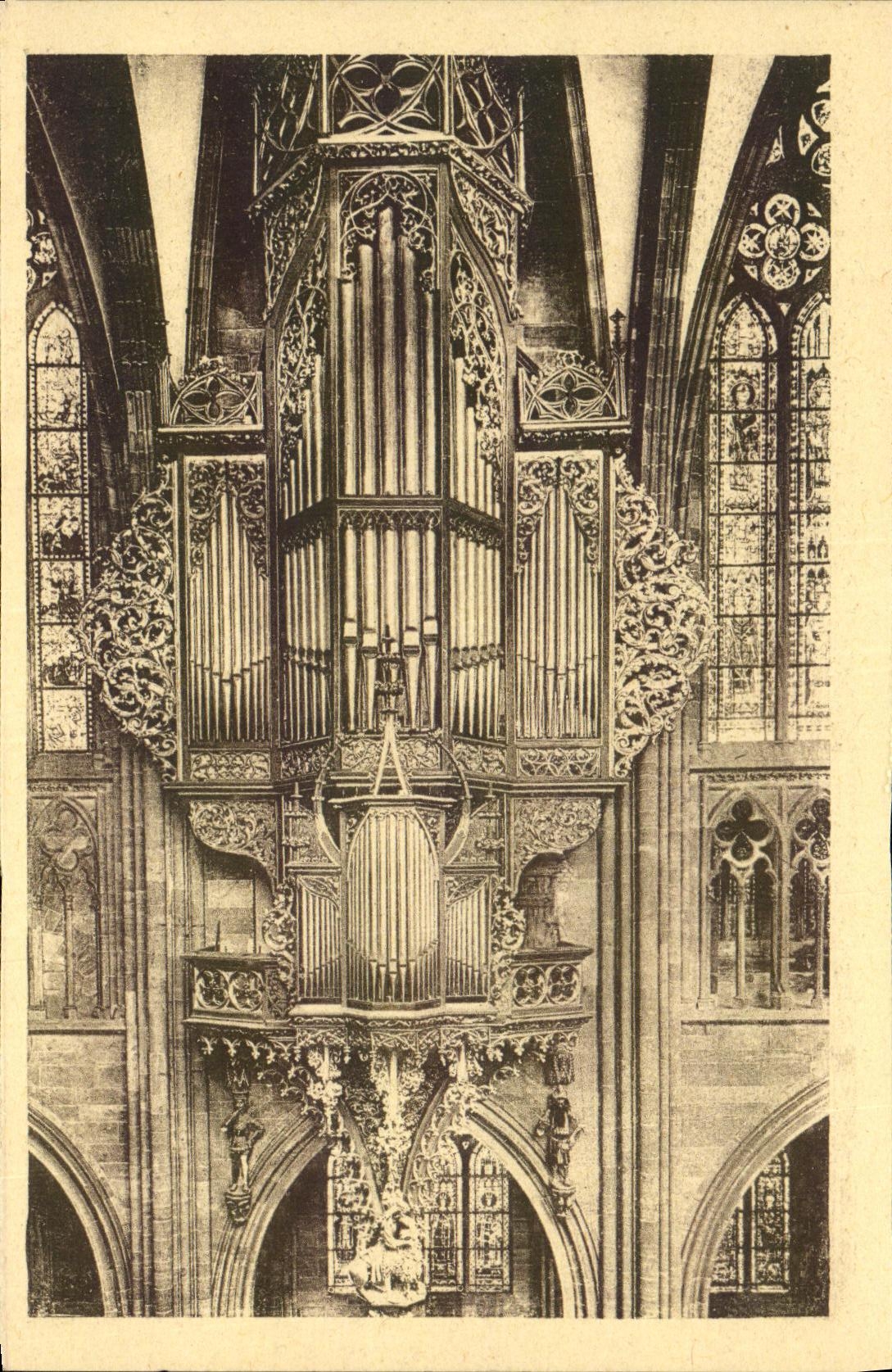 CPA Cathedarle de Strasbourg L orgue